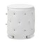 Baxton Studio Davina Hollywood 2-drawer White Faux Leather Upholstered Nightstand 122-6755 - alternate 3